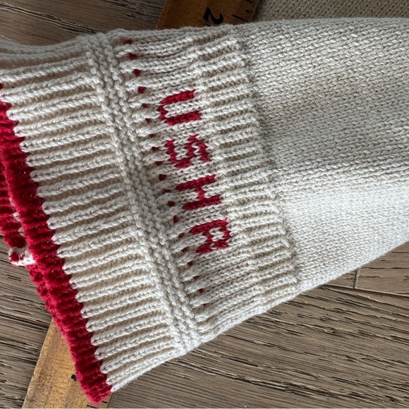 Binghampton Knitting Co Sweater Cream Xs - Picture 4 of 5